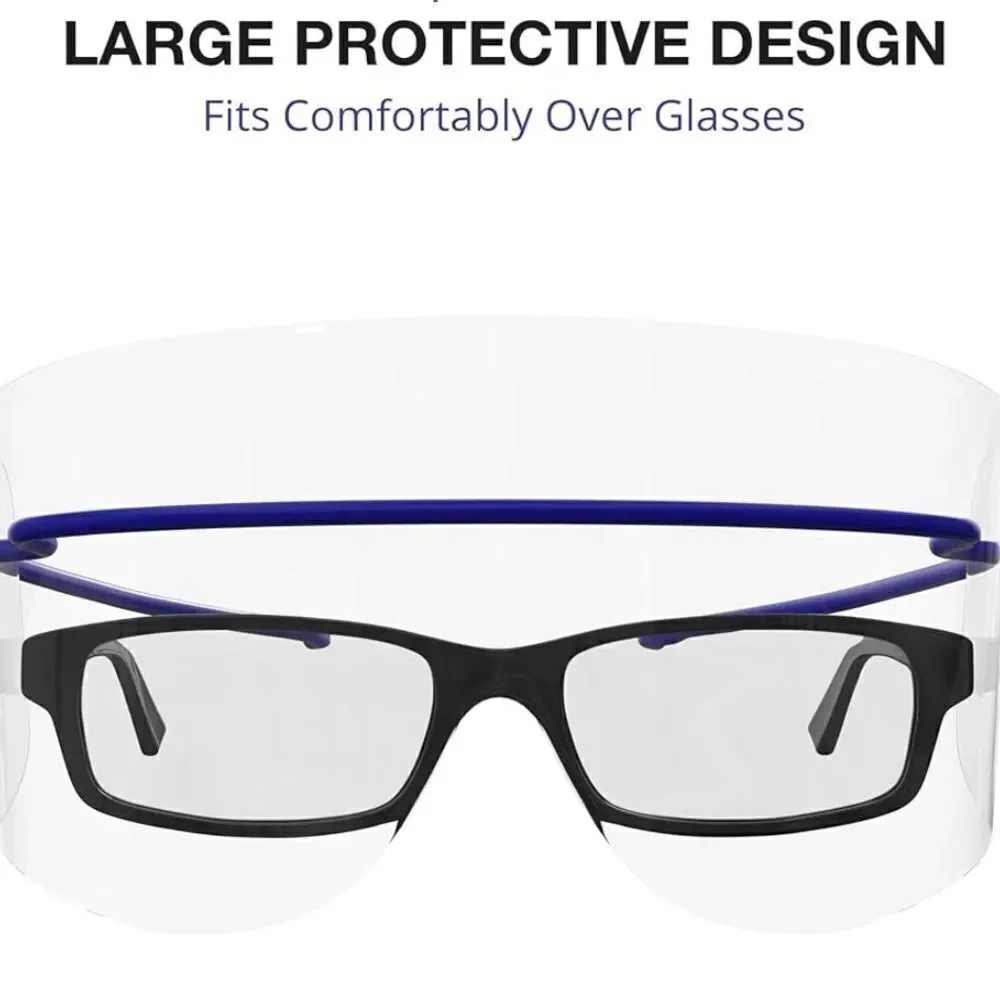 NIB New ICU Eye Shield Disposable Eye Covering/Safety 8 Total Anti Fog